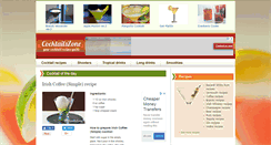 Desktop Screenshot of cocktailszone.com